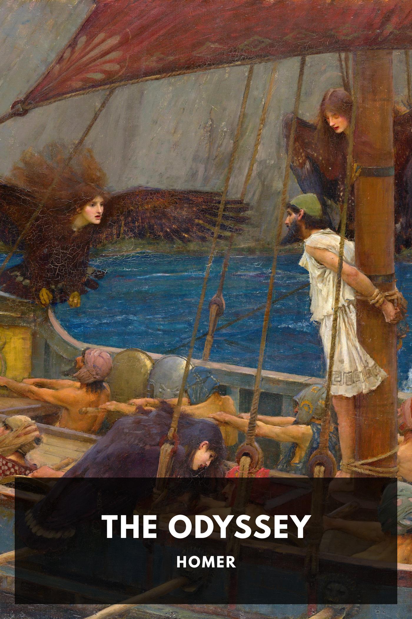 The Odyssey by Homer classic Greek epic book cover
